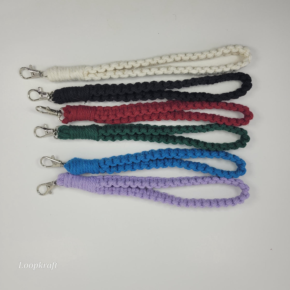 Macrame Keychain Wristlets