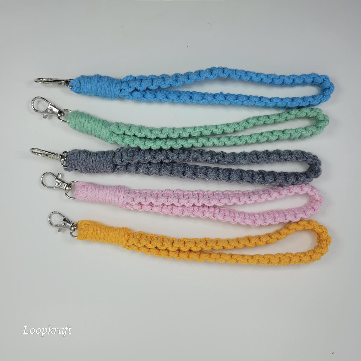 Macrame Keychain Wristlets