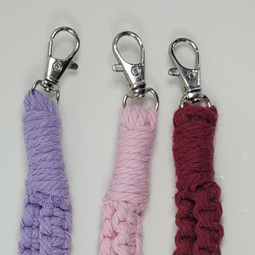 Macrame Keychain Wristlets