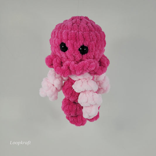 Mini Plush Crochet Amigurumi Jellyfish