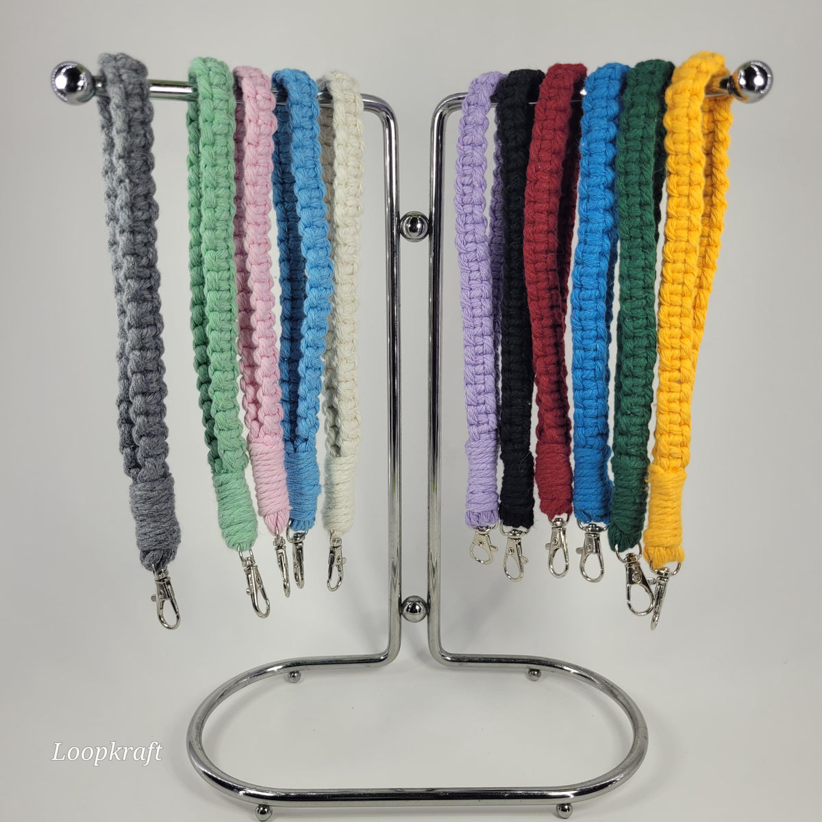 Macrame Keychain Wristlets