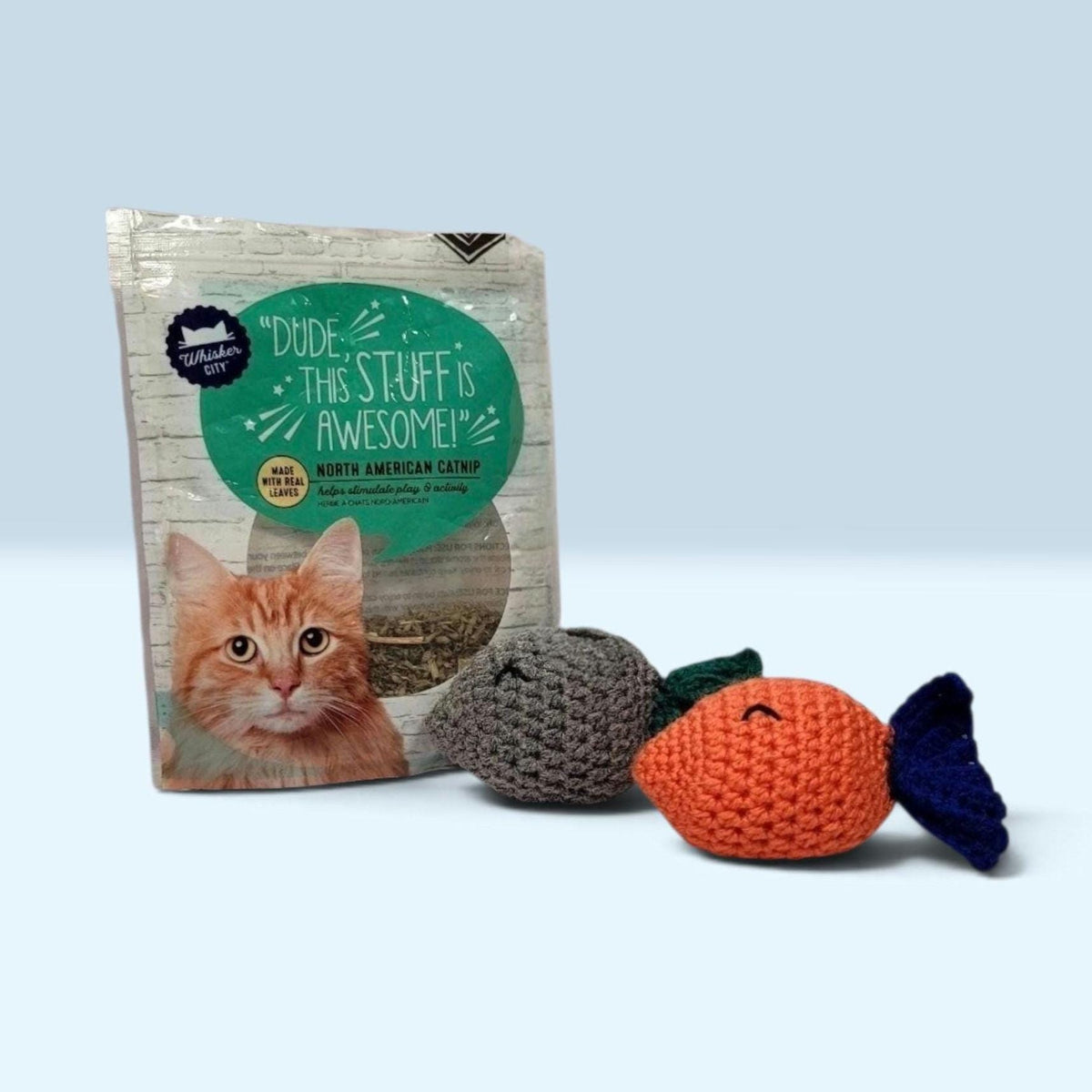Crochet Cat Toy |Fish | Catnip Filled