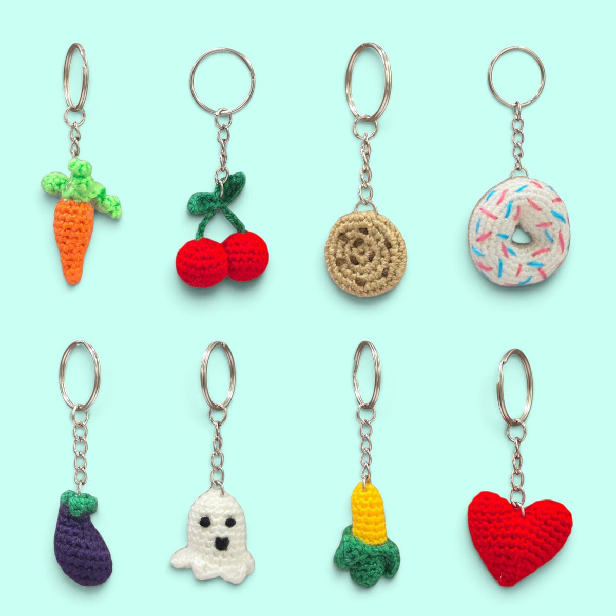 Crochet Keychain Patterns Collection PDF Download