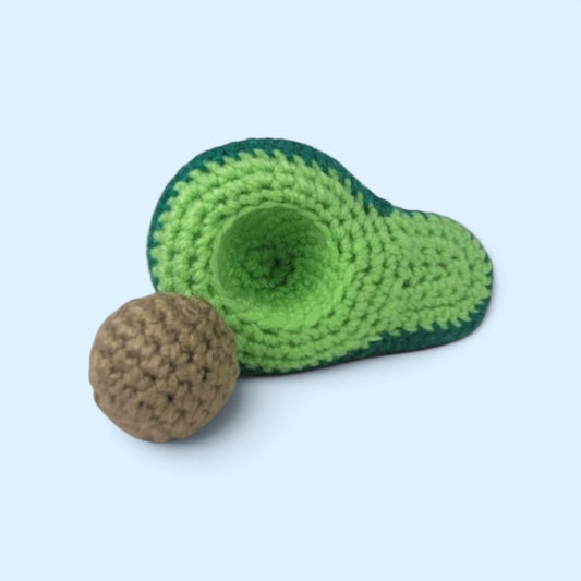Crochet Cat Toy | Avocado | Catnip Filled