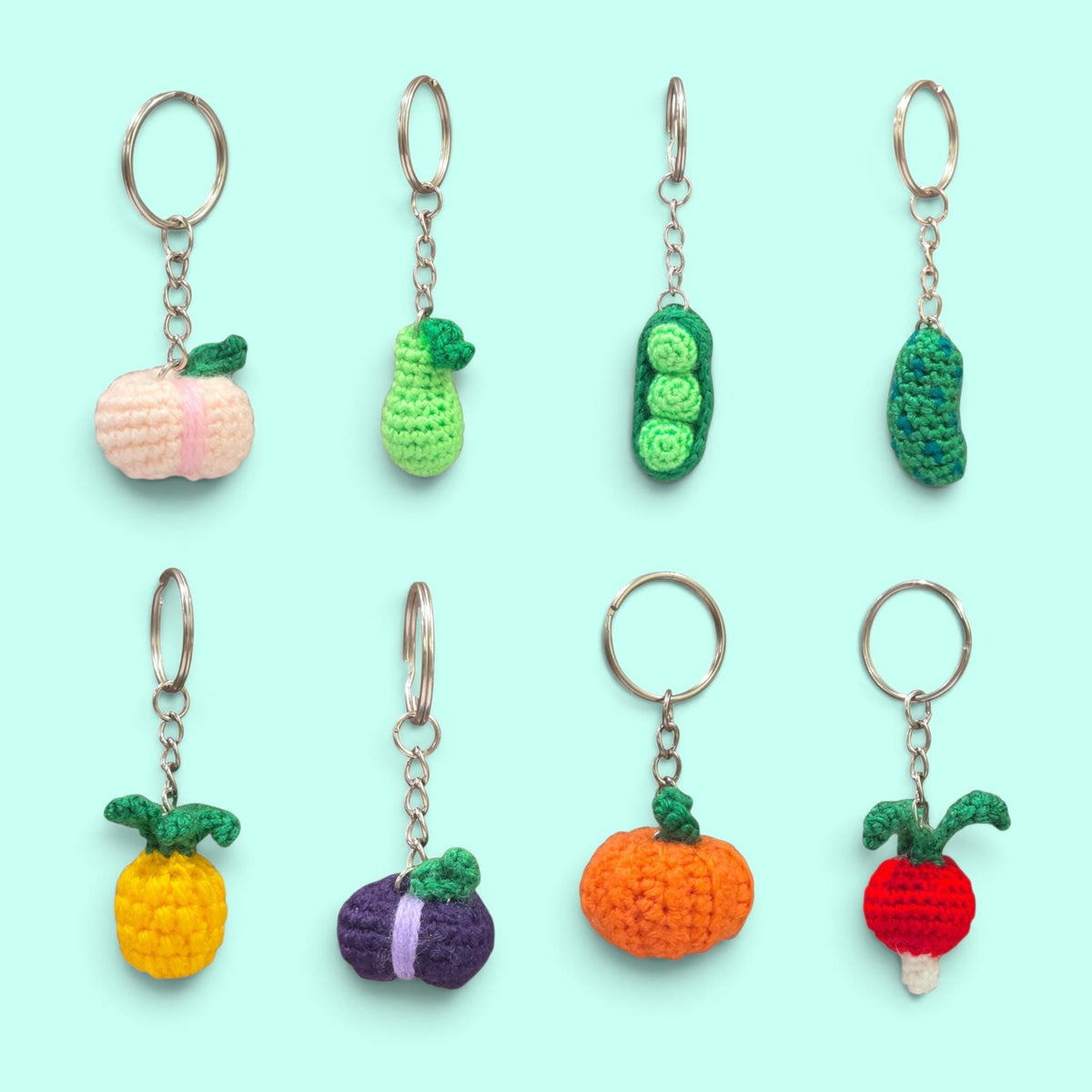 Crochet Keychain Patterns Collection PDF Download