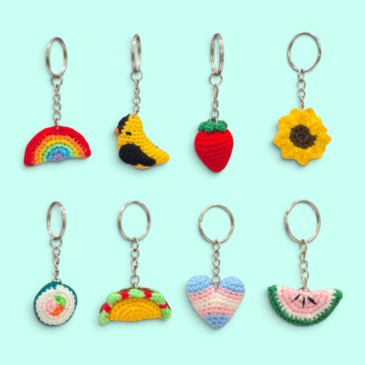 Crochet Keychain Patterns Collection PDF Download