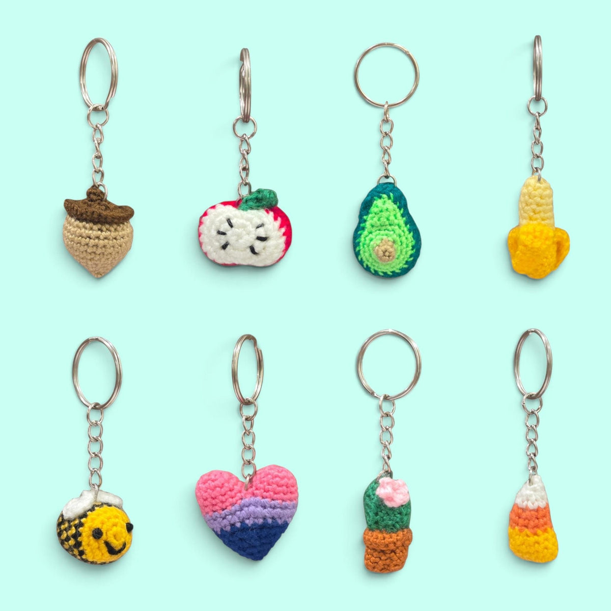 Crochet Keychain Patterns Collection PDF Download