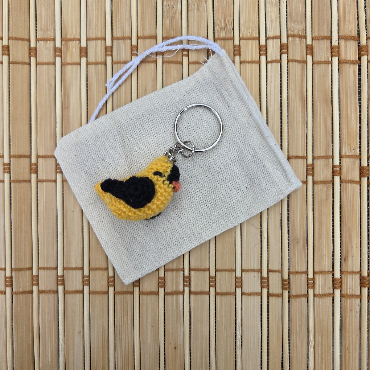 Crochet Mini Songbird Keychain PDF Pattern Download